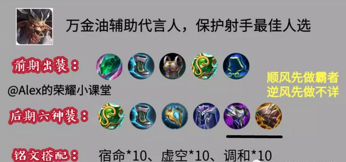 王者荣耀S14赛季最强辅助装推荐