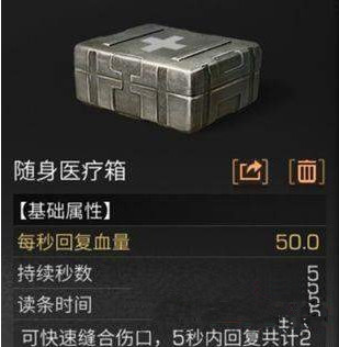 明日之后随身医疗箱怎么获得 随身医疗箱制作配方及效果一览