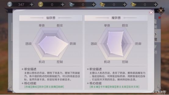 完美世界手游妖兽仙魔哪个好 妖兽仙魔选择攻略