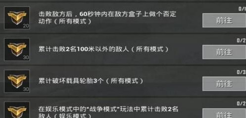 刺激战场否定动作怎么获得
