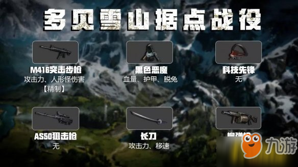 明日之后多贝雪山据点战役装备推荐