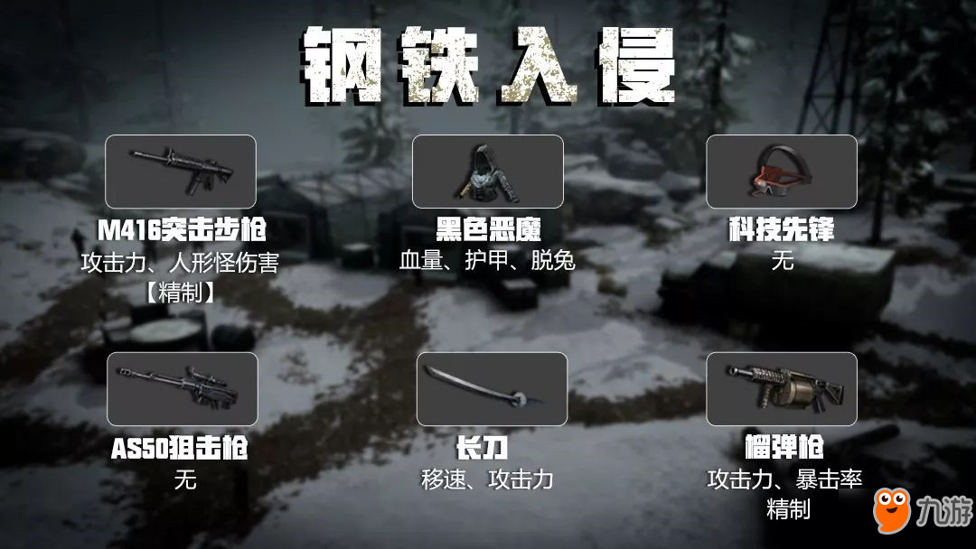 明日之后钢铁入侵用什么武器好 入侵武器推荐