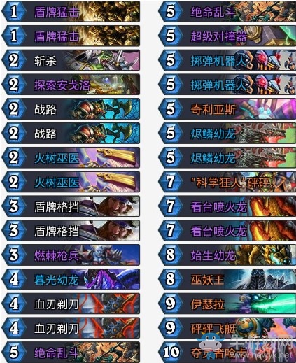 《炉石传说》拉斯塔哈的大乱斗哈卡控制战卡组推荐