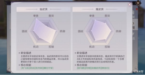 完美世界手游武侠仙魔选哪个好？武侠仙魔选择推荐