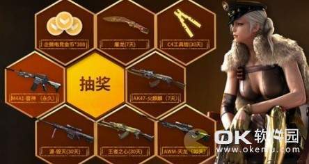 CF钢铁硬汉M4A1雷神抽奖活动内容公布