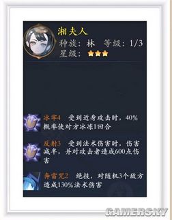 长安幻世绘林系妖灵实用性评测