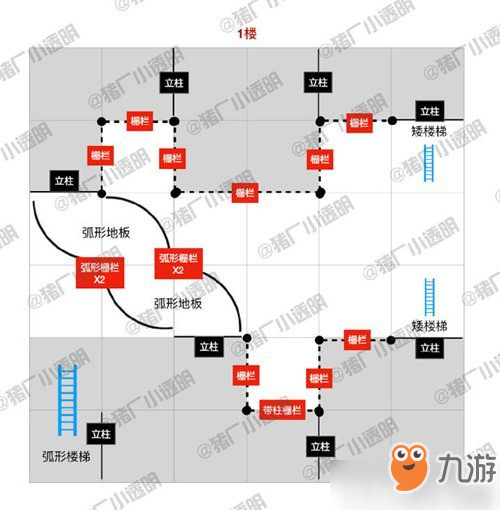 明日之后江南小楼蓝图 明日之后江南三层小楼设计图