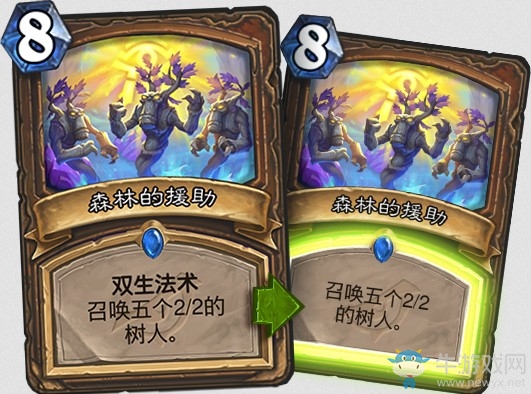 《炉石传说》暗影崛起德鲁伊新卡森林的援助介绍
