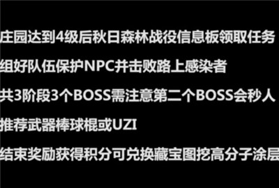 明日之后感染者巢穴怎么过