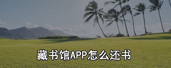 藏書館app怎麼還書