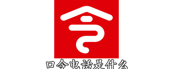 口令电话是什么