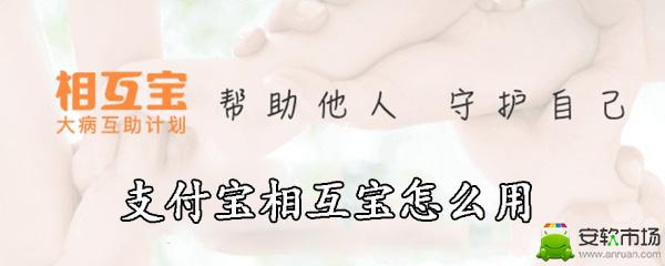 支付宝相互宝怎么用