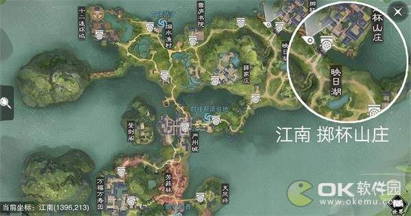 2019楚留香3月20日坐观万象修炼点坐标