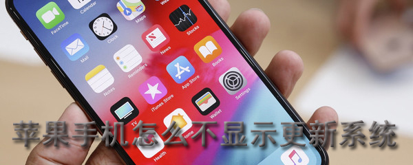 苹果手机怎么不显示更新系统