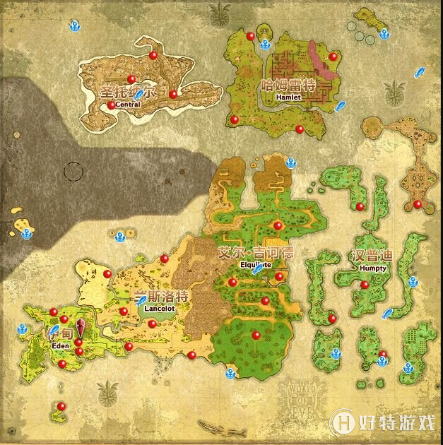 夏娃年代记全地图介绍