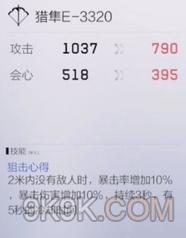 战双帕弥什猎隼E 3320怎么样