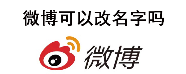 微博可以改名字吗