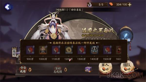 阴阳师虚假之月活动奖励一览