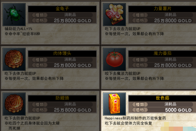 夏娃年代记全角色装备图鉴