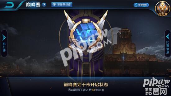 王者荣耀巅峰赛怎么进？巅峰赛在哪里参加？
