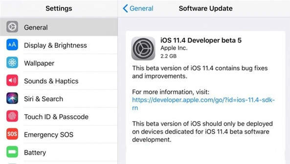 iOS 11.4 beta 5更新了什么？iOS 11.4 beta 5值得更新吗？