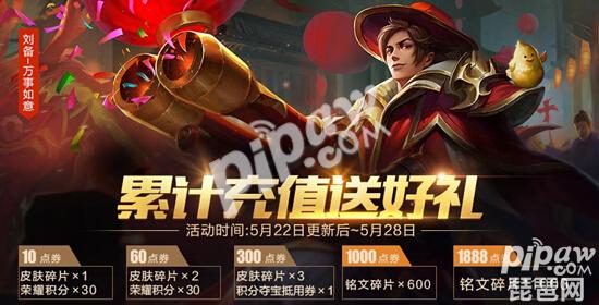 王者荣耀哪些英雄和皮肤可以兑换？5月22日体验卡兑换商店