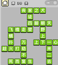 成语小秀才第21-30关答案