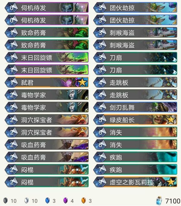 炉石传说拉斯塔哈的大乱斗版本卡组官方推荐