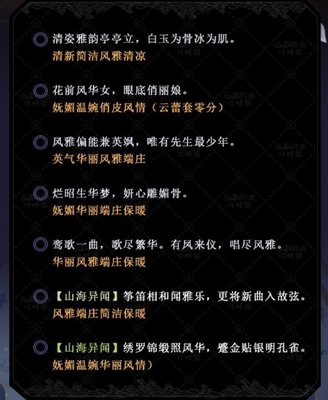 云裳羽衣森罗万象竞技场诗句主题攻略