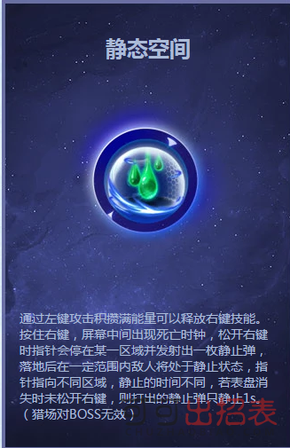 逆战时间掌控者属性有哪些 时间掌控者技能效果解析