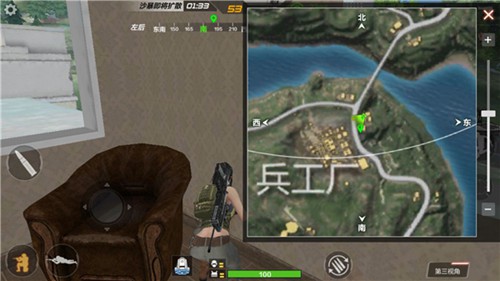 CF手游兵工厂北侧桥头怎么打