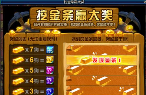 dnf7月18日怎么挖金条 挖金条的顺序分享