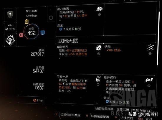 全境封锁2肉装轻机枪流配装攻略