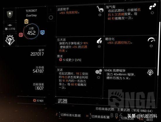 全境封锁2肉装轻机枪流配装攻略