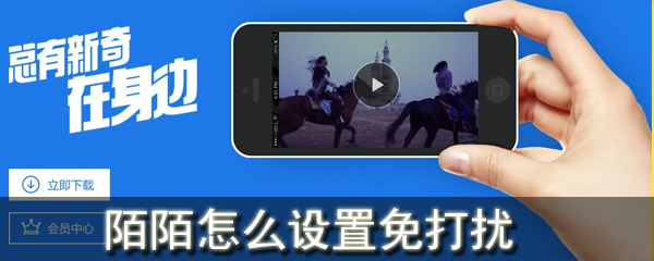 陌陌怎么设置免打扰