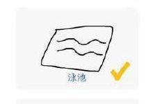 谷歌猜画小歌游泳池动物迁徙立体音响怎么画?