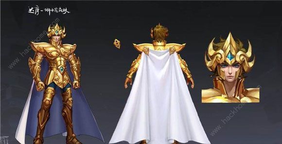 王者荣耀圣斗士皮肤黄金狮子座皮肤曝光 圣斗士联动皮肤介绍[多图]图片4