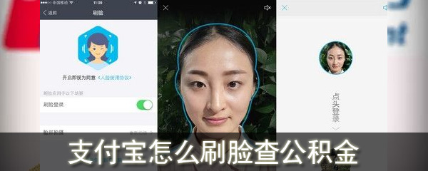 支付宝怎么刷脸查公积金