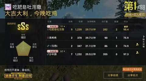 绝地求生刺激战场四排吃鸡技巧大揭秘 高胜率吃鸡战术解析