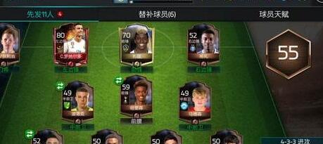 FIFA足球世界米兰球员阵容怎么搭配