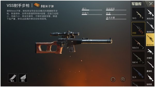 绝地求生刺激战场前期要不要捡VSS 