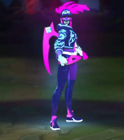 LOLK/AD阿卡丽夜光涂鸦怎么样？怎么获取？