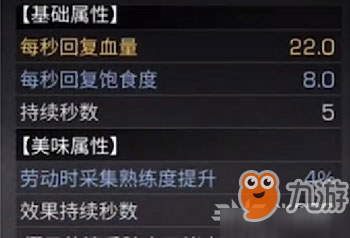 明日之后椰香烤肉怎么做 配方及效果介绍