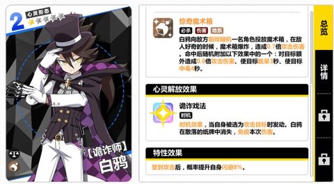 心灵战争白鸦篇之心灵人物全方位测评