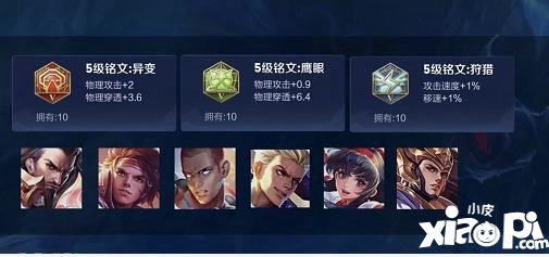 王者荣耀百穿铭文怎么搭配？