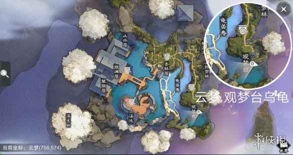 楚留香手游3.29在哪打坐 2019年3月29日坐观万象打坐修炼地点坐标