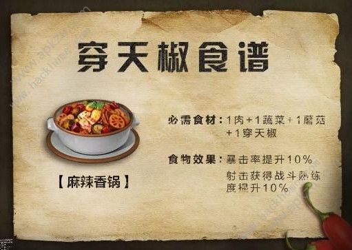 明日之后穿天椒食谱有哪些 穿天椒食谱大全[多图]图片3
