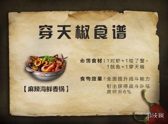 明日之后海岛新食材穿天椒食谱一览 
