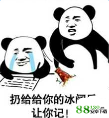 抖音熊猫头打爆你的头让你记仇表情包无水印