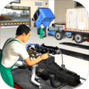 大卡车机械车库3D模拟器汽车修理店